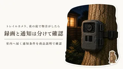 楽天でレビュー数が多いトレイルカメラを比較｜夜の庭を室内から確かめる屋外カメラ